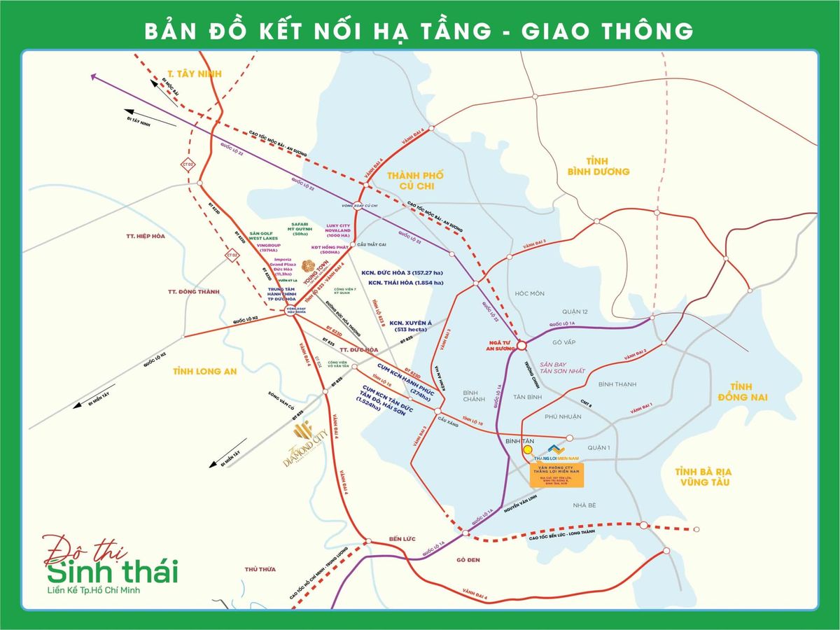 Vị trí Young Town Tây Bắc Sài Gòn