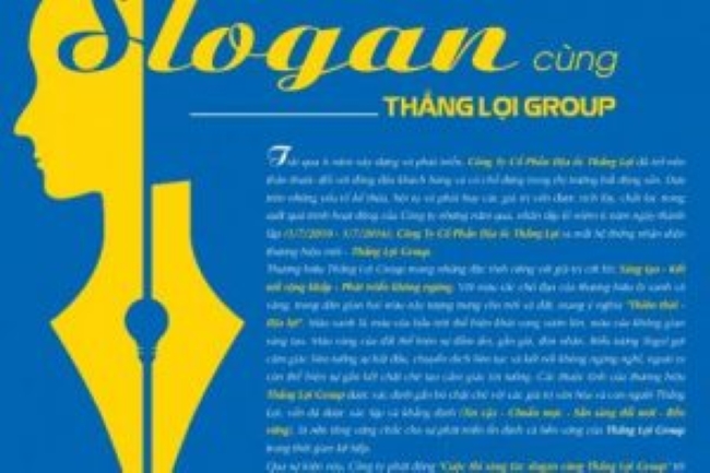 Cuộc thi sáng tác slogan cho Thắng Lợi Group