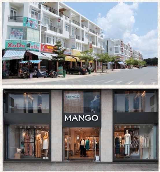 nhà mẫu dự án Long Châu Phố Chợ