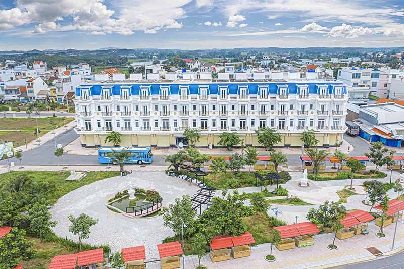 Hình ảnh từ trên cao dự án Thắng Lợi Riverside Market