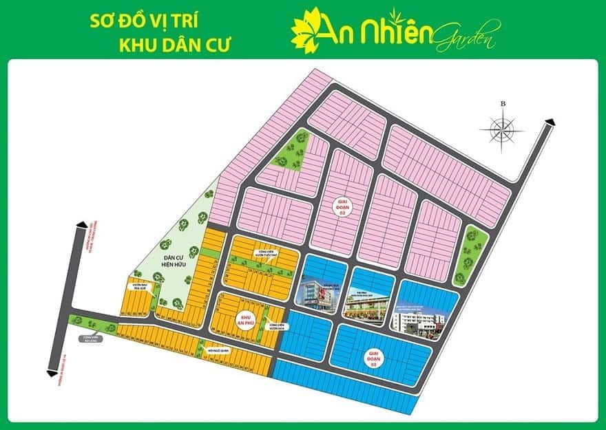 Vị trí dự án Khu đô thị An Nhiên Garden