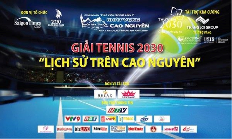Giải thi Tennis 2030 với chủ đề “Lịch sử trên Cao Nguyên”