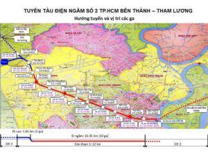 Tp.HCM: Đẩy nhanh tiến độ dự án Metro tuyến Bến Thành-Tham Lương