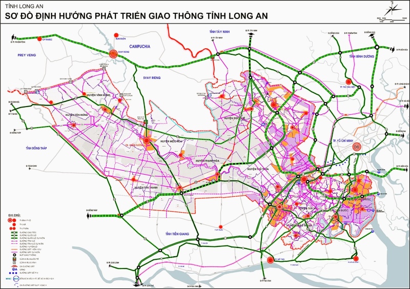 Hạ tầng giao thông tiện lợi tỉnh Long An