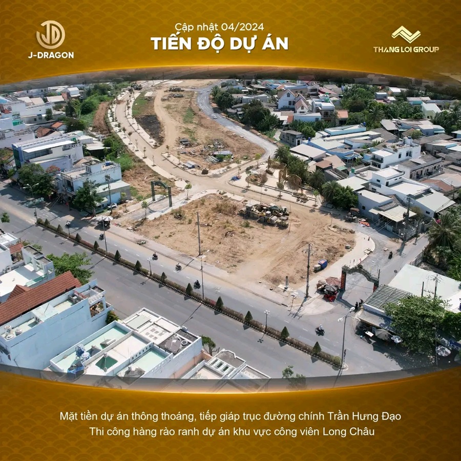 Mặt tiền giáp đường Trần Hưng Đạo