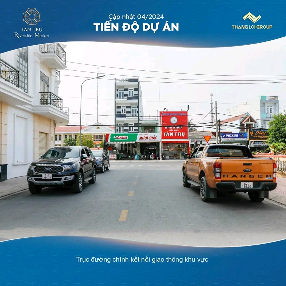 Trục đường chính kết nối giao thông - thương mại