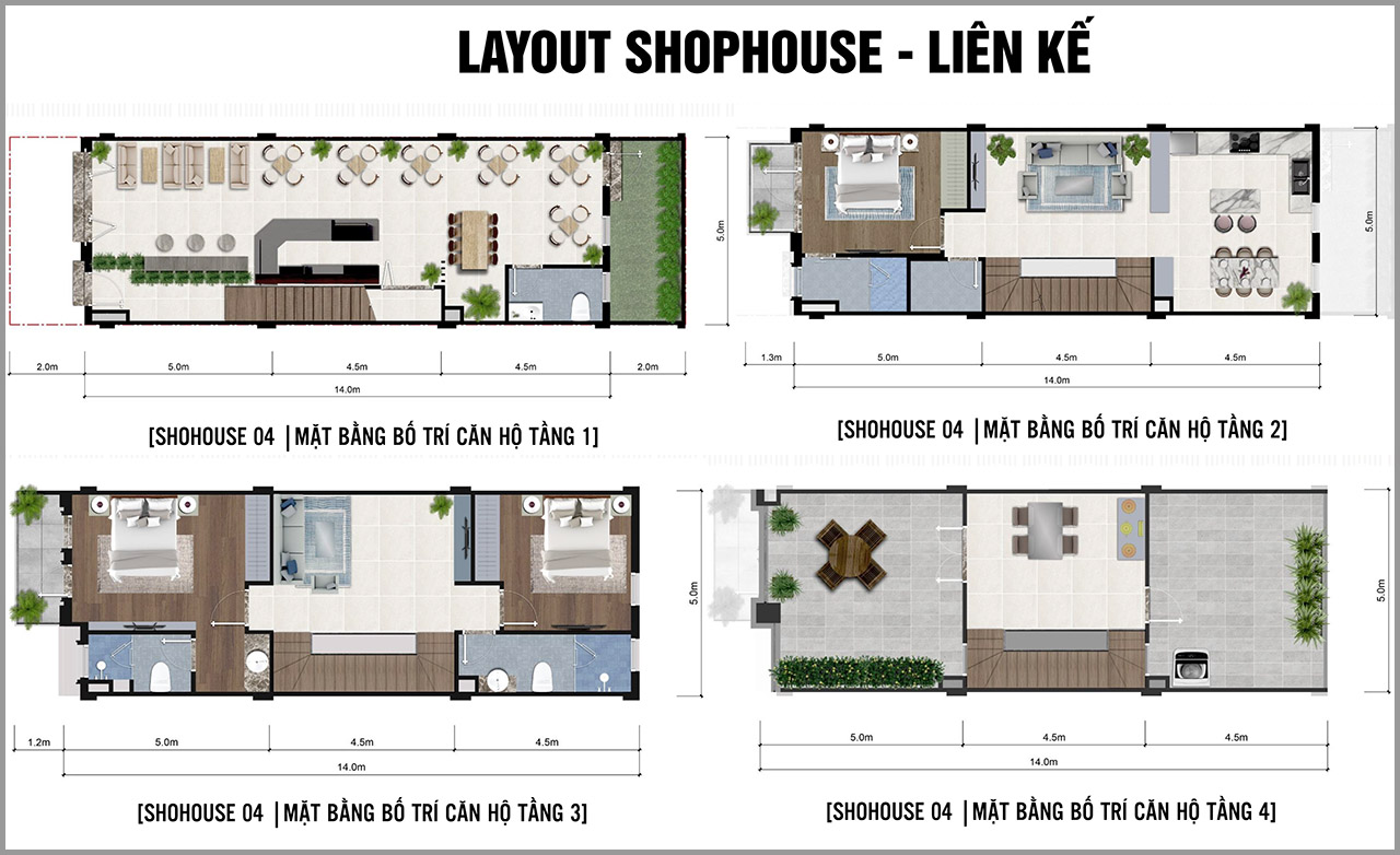 thiet ke shophouse lien ke sai gon town